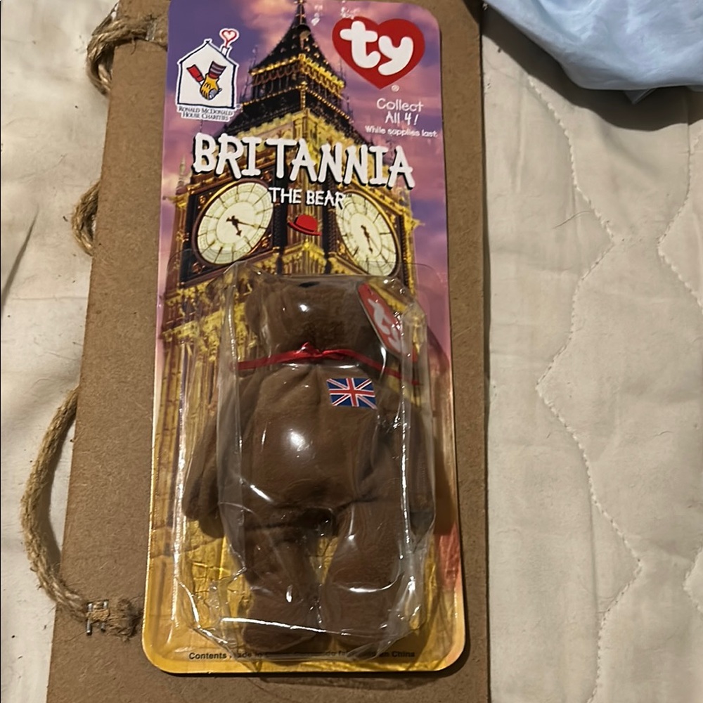 Ty Brown Stuffed Animal Bear
